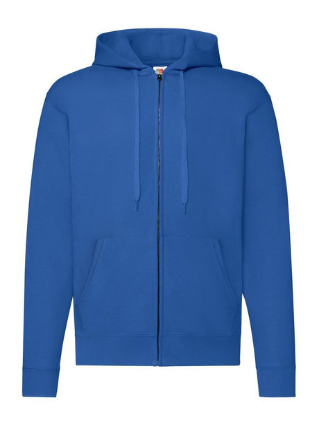 FELPA UOMO CON CAPPUCCIO E ZIP CON LOGO STAMPATO LATO CUORE E RETRO