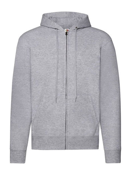FELPA UOMO CON CAPPUCCIO E ZIP CON LOGO STAMPATO LATO CUORE E RETRO