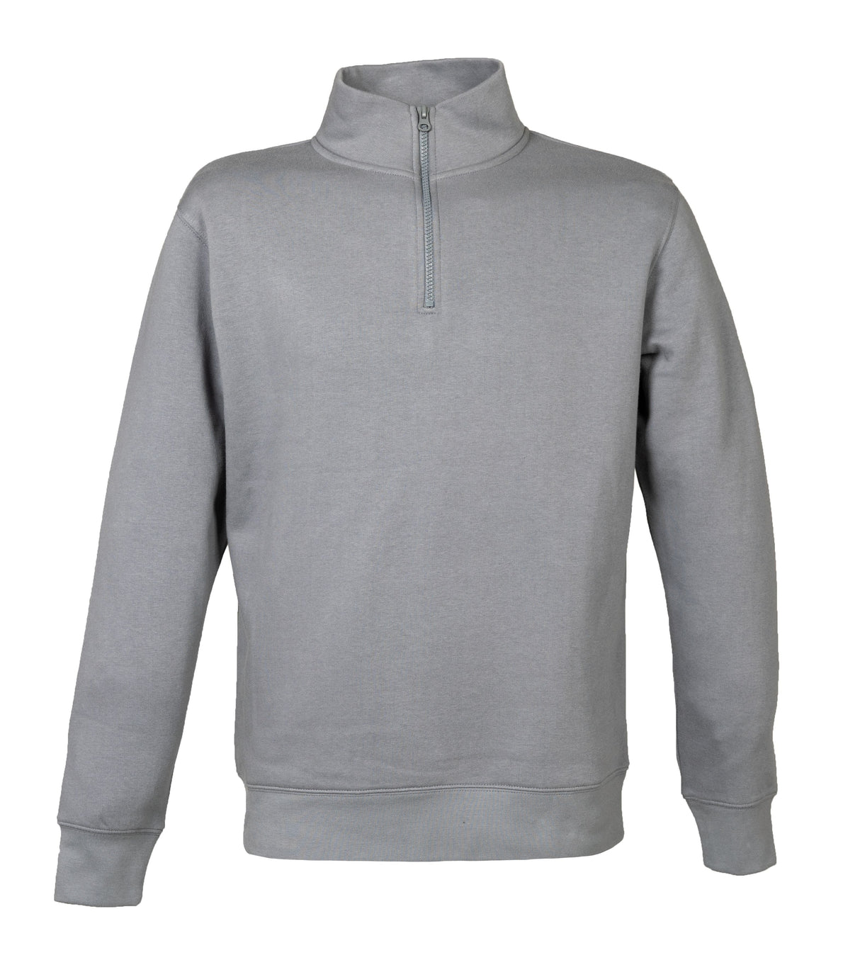 FELPA UOMO CON MEZZA ZIP CON LOGO STAMPATO LATO CUORE