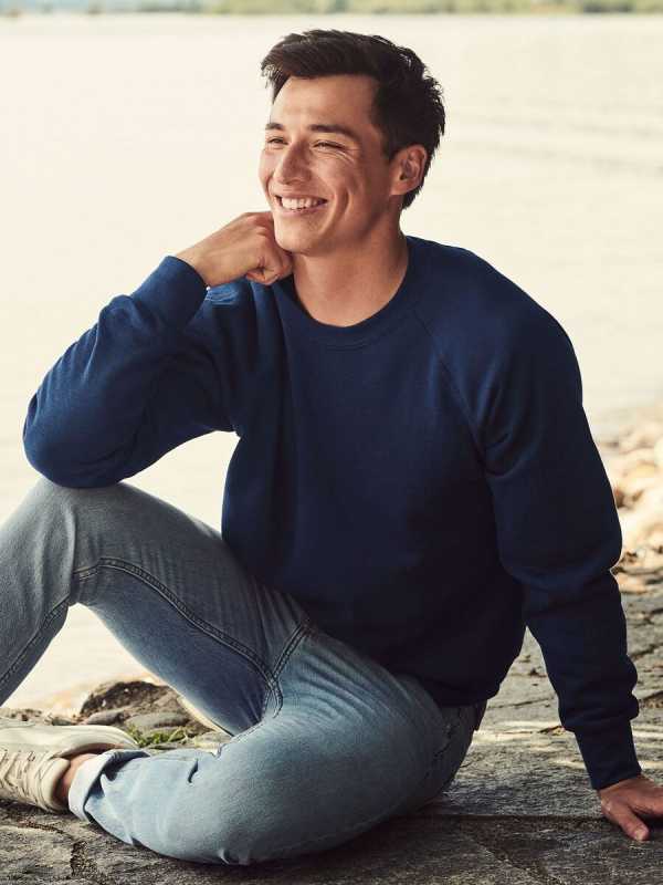 FELPA GIROCOLLO FRUIT OF THE LOOM 622160 CLASSIC REGLAN SWEAT UOMO