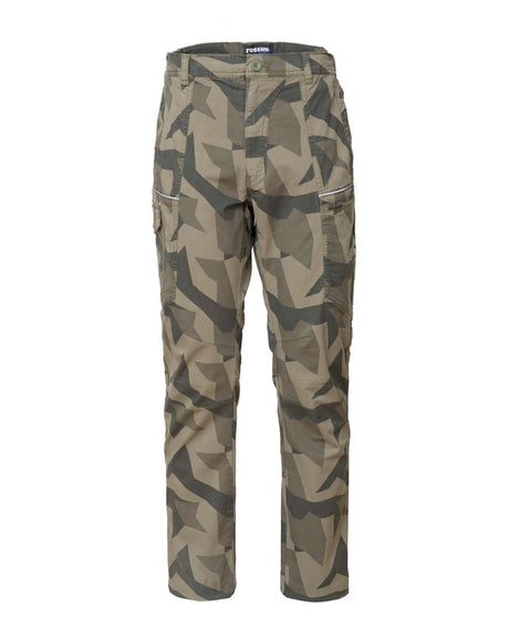 PANTALONE UOMO DA LAVORO MULTITASCHE CON LOGO LATO TASCA GAMBA DESTRA