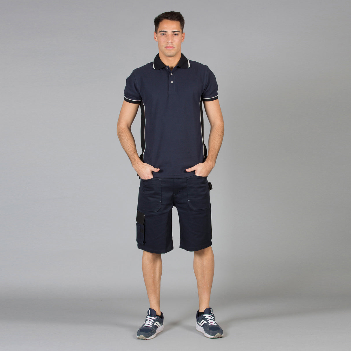 PANTALONE DA LAVORO MULTITASCHE ELASTICIZZATO JRC EGYPT UOMO