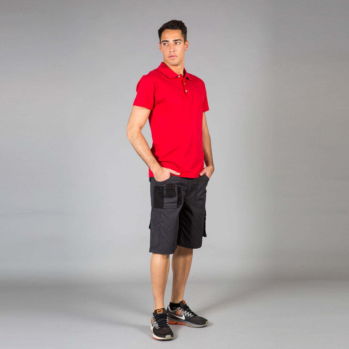 PANTALONE DA LAVORO MULTITASCHE ELASTICIZZATO JRC NEW SIDNEY UOMO