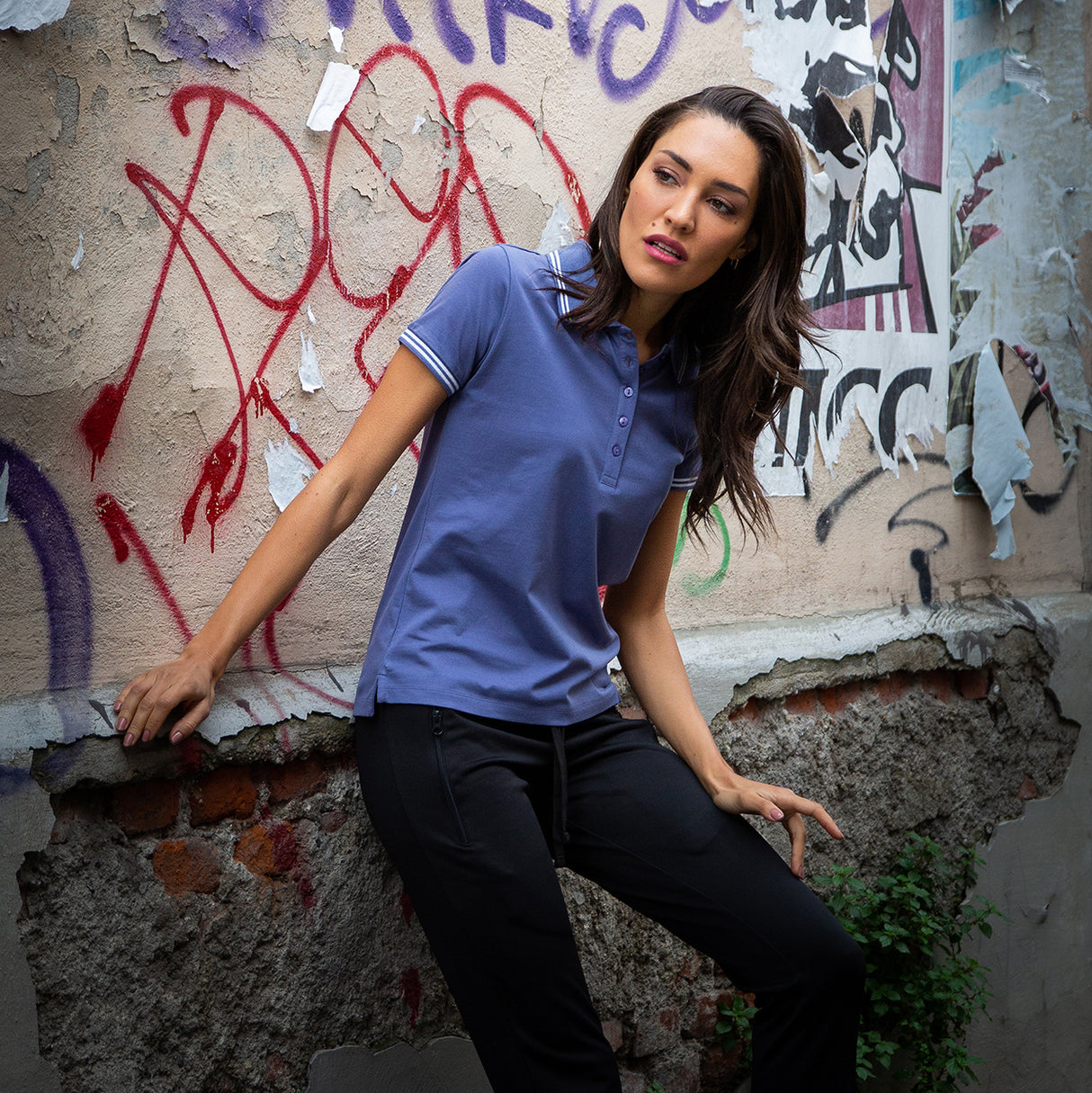 POLO A MANICA CORTA JRC MINORCA LADY DONNA