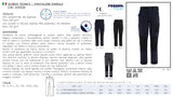 PANTALONE DA LAVORO MULTITASCHE ELASTICIZZATO RAINOLD A00528 ROSSINI TECH UOMO