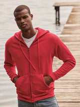 FELPA CON CAPPUCCIO E ZIP FRUIT OF THE LOOM 620620 CLASSIC HOODED SWEAT JACKET UOMO