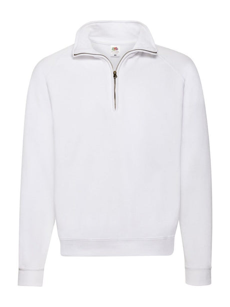 FELPA CON MEZZA ZIP FRUIT OF THE LOOM 621140 CLASSIC ZIP NECK SWEAT UOMO