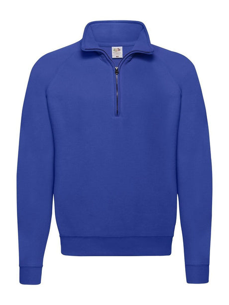 FELPA CON MEZZA ZIP FRUIT OF THE LOOM 621140 CLASSIC ZIP NECK SWEAT UOMO