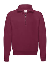 FELPA CON MEZZA ZIP FRUIT OF THE LOOM 621140 CLASSIC ZIP NECK SWEAT UOMO