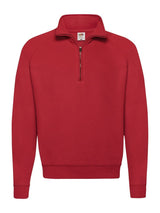 FELPA CON MEZZA ZIP FRUIT OF THE LOOM 621140 CLASSIC ZIP NECK SWEAT UOMO