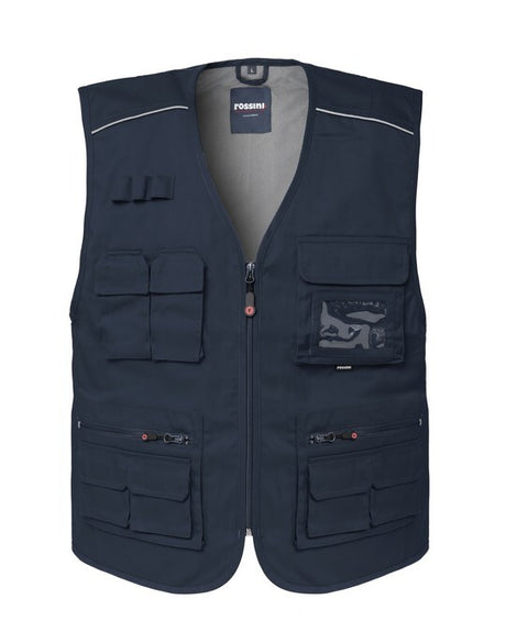 GILET DA LAVORO MULTITASCHE ROSSINI FLORIDA HH298 UOMO