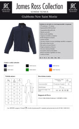 GIUBBINO IN SOFTSHELL DA LAVORO IMPERMEABILE JRC NEW SAINT MORITZ UOMO