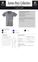 T-SHIRT A MANICA CORTA COOL DYDED JRC CARDIFF UOMO