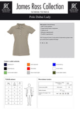 POLO A MANICA CORTA JRC DUBAI LADY DONNA
