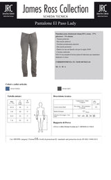 PANTALONE ELASTICIZZATO JRC EL PASO LADY DONNA
