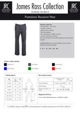 PANTALONE DA LAVORO MULTITASCHE JRC BUCAREST MAN UOMO