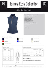 GILET IN SOFTSHELL IMPERMEABILE JRC TARVISIO LADY DONNA