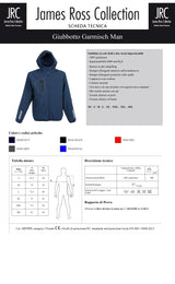 GIACCA SOFTSHELL IMPERMEABILE JRC GARMISCH MAN UOMO
