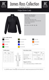 FELPA CON MEZZA ZIP JRC KIOTO LADY DONNA
