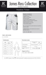 PANTALONE DA LAVORO PER IMBIANCHINO JRC TIZIANO UOMO