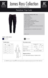 PANTALONE DA LAVORO MULTITASCHE JRC VIGO LADY DONNA