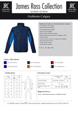 GIUBBINO IN SOFTSHELL DA LAVORO IMPERMEABILE JRC CALGARY UOMO