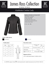 GIUBBINO SOFTSHELL IMPERMEABILE JRC CORTINA LADY DONNA