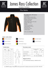 PILE CON ZIP JRC BALTIC UOMO