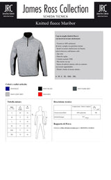 PILE KNITTED FLEECE JRC MARIBOR UOMO