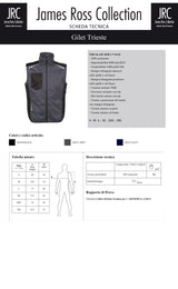 GILET IN SOFTSHELL DA LAVORO JRC TRIESTE UOMO