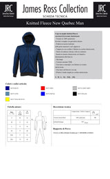 PILE KNITTED FLEECE JRC NEW QUEBEC MAN UOMO