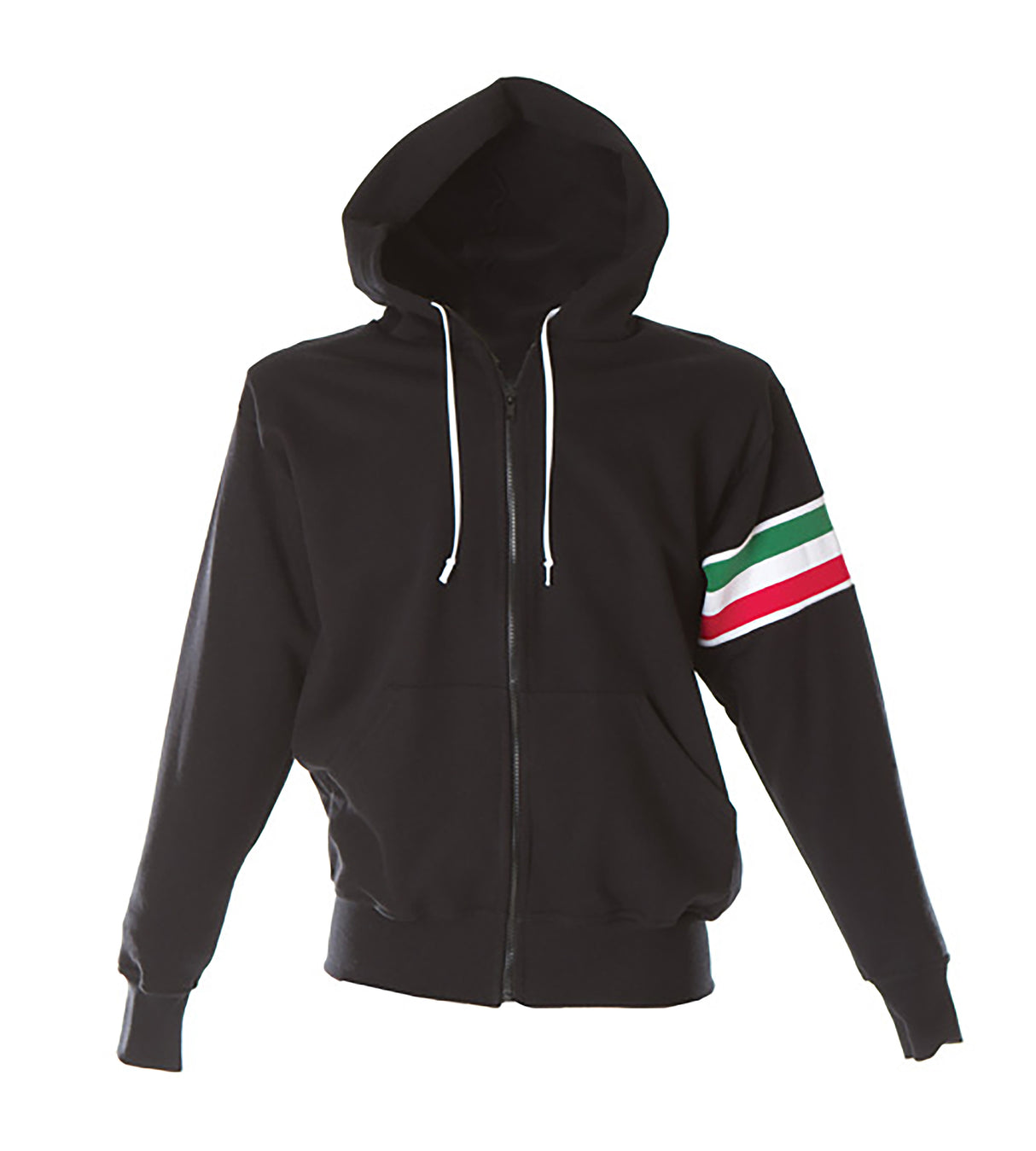 FELPA CON CAPPUCCIO E ZIP MADE IN ITALY JRC VERONA UOMO