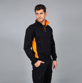 FELPA CON MEZZA ZIP MADE IN ITALY JRC BARI UOMO