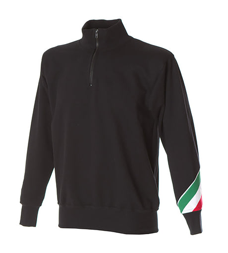 FELPA CON MEZZA ZIP MADE IN ITALY JRC TRENTO UOMO