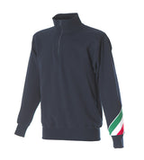 FELPA CON MEZZA ZIP MADE IN ITALY JRC TRENTO UOMO