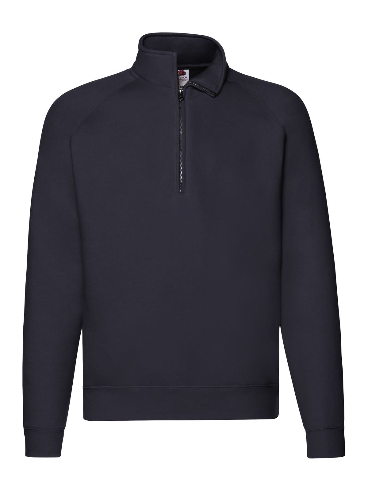 FELPA CON MEZZA ZIP FRUIT OF THE LOOM PREMIUM ZIP NECK SWEAT UOMO