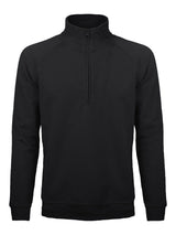 FELPA CON MEZZA ZIP BS NECK SWEAT UOMO