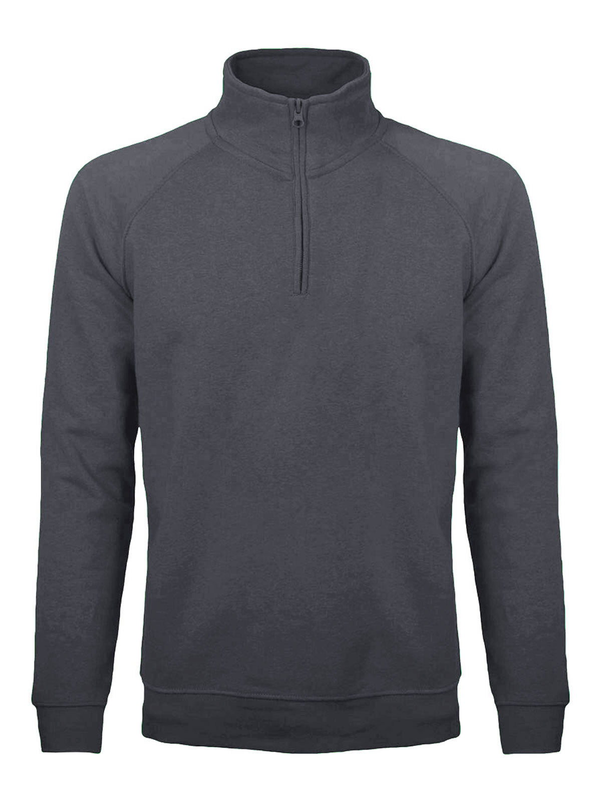 FELPA CON MEZZA ZIP BS NECK SWEAT UOMO