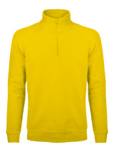 FELPA CON MEZZA ZIP BS NECK SWEAT UOMO