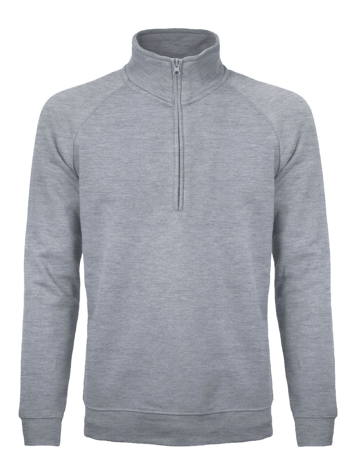 FELPA CON MEZZA ZIP BS NECK SWEAT UOMO