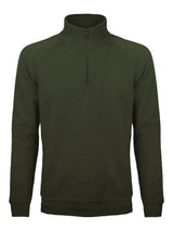 FELPA CON MEZZA ZIP BS NECK SWEAT UOMO