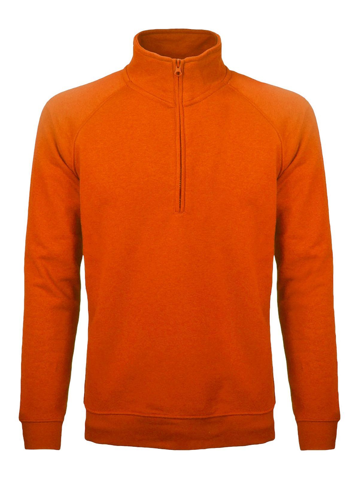 FELPA CON MEZZA ZIP BS NECK SWEAT UOMO