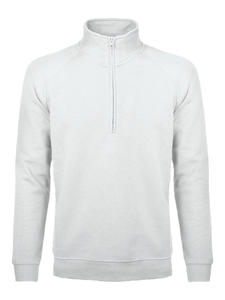 FELPA CON MEZZA ZIP BS NECK SWEAT UOMO