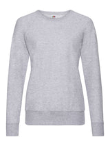 FELPA GIROCOLLO FRUIT OF THE LOOM LADIES LIGHTWEIGHT RAGLAN SWEAT DONNA