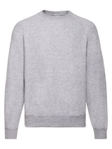 FELPA GIROCOLLO FRUIT OF THE LOOM CLASSIC RAGLAN SWEAT UOMO