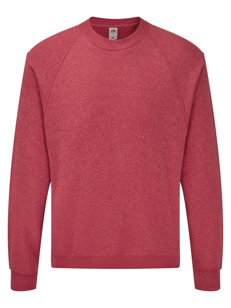 FELPA GIROCOLLO FRUIT OF THE LOOM CLASSIC RAGLAN SWEAT UOMO