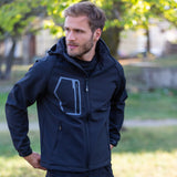 GIACCA IN SOFTSHELL IMPERMEABILE TRASPIRANTE JRC BOLZANO UOMO