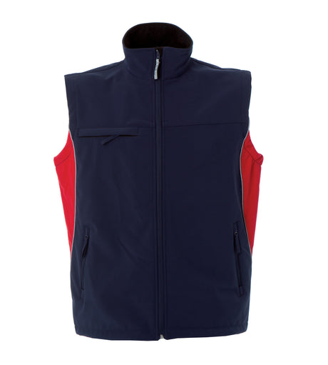 GILET IN SOFTSHELL DA LAVORO IMPERMEABILE JRC EDMONTON UOMO