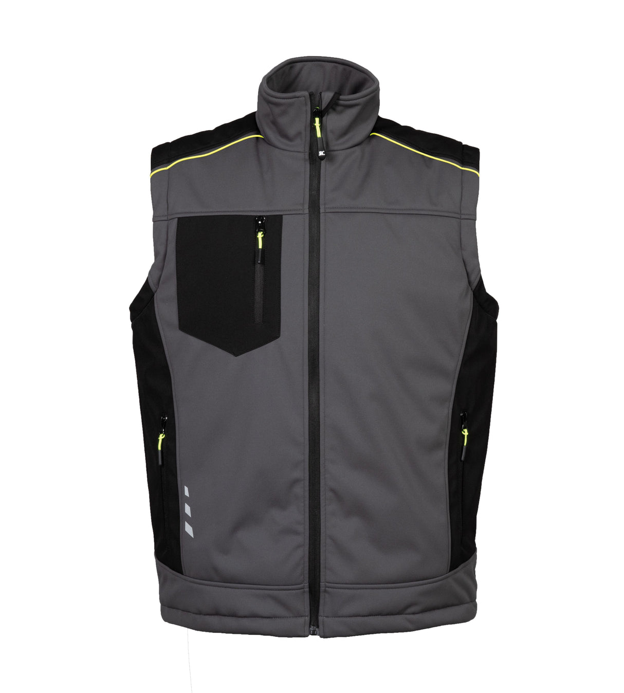 GILET IN SOFTSHELL DA LAVORO IMPERMEABILE IMBOTTITO JRC BORMIO UOMO