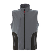 GILET IN SOFTSHELL DA LAVORO IMPERMEABILE JRC ORTISEI UOMO